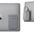 Slipdrive - Portable Hard Drive Sleeve for Laptop - SSD Solid State Drive - Reusable Adhesive - Stick on External Hard Drive Carrying Case - Pocket Pouch