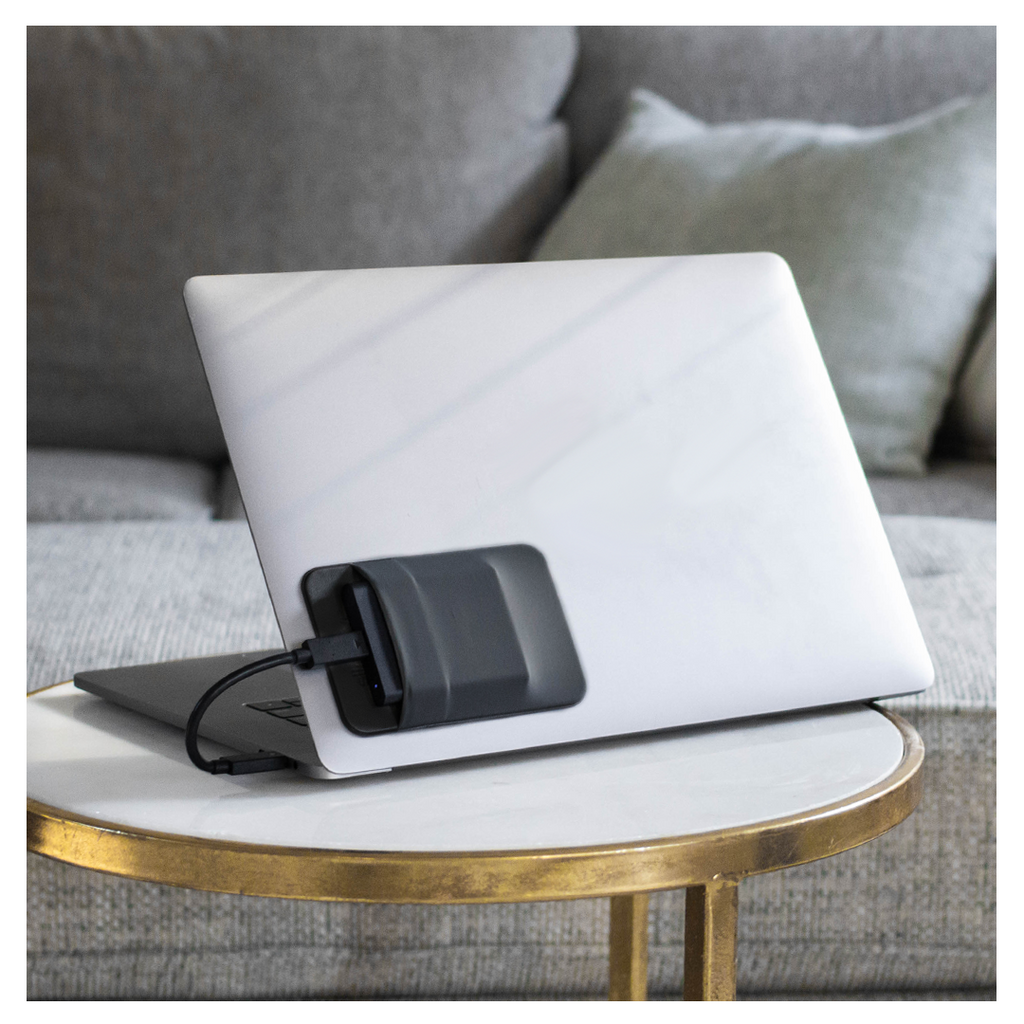 Slipdrive - Portable Hard Drive Sleeve for Laptop - SSD Solid State Drive - Reusable Adhesive - Stick on External Hard Drive Carrying Case - Pocket Pouch