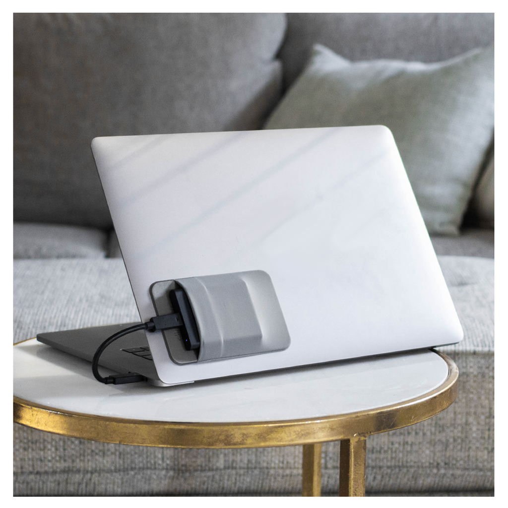 Slipdrive - Portable Hard Drive Sleeve for Laptop - SSD Solid State Drive - Reusable Adhesive - Stick on External Hard Drive Carrying Case - Pocket Pouch